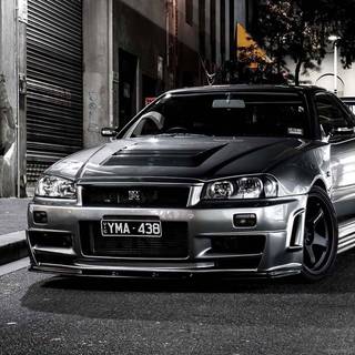 R34 black wallpaper