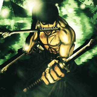 One Piece green wallpaper