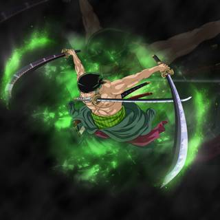 One Piece green wallpaper