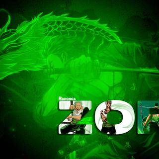 One Piece green wallpaper