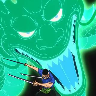 One Piece green wallpaper