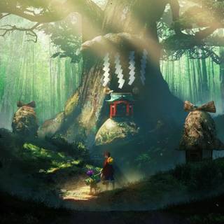 One Piece green wallpaper