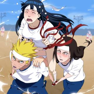Naruto and Neji wallpaper