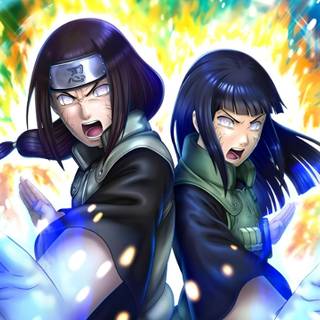 Naruto and Neji wallpaper