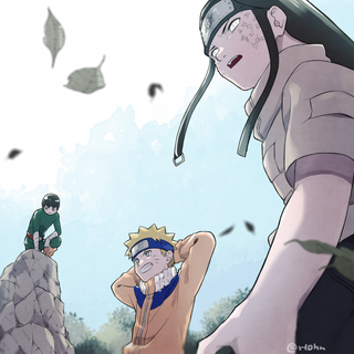 Naruto and Neji wallpaper