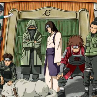 Naruto and Neji wallpaper