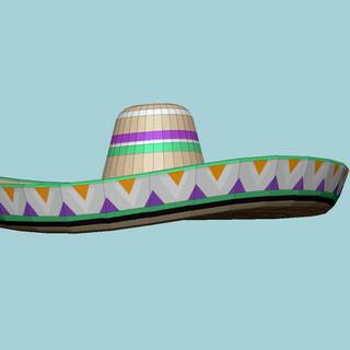 Mexican hat wallpaper