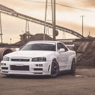 R34 white wallpaper
