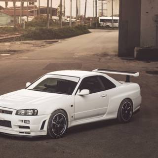 R34 white wallpaper