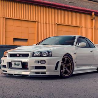 R34 white wallpaper