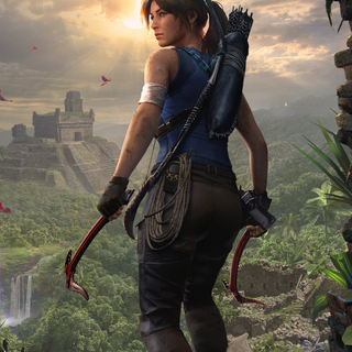 Tomb Raider game mobile 4k wallpaper
