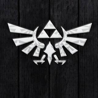 Minimalist Zelda iPhone wallpaper