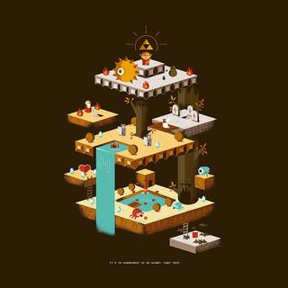 Zelda pixel wallpaper