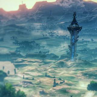 Minimalist Zelda iPhone wallpaper