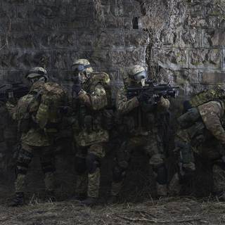 Soldier desktop dark wallpaper