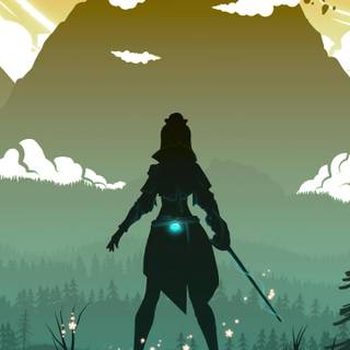 Minimalist Zelda iPhone wallpaper