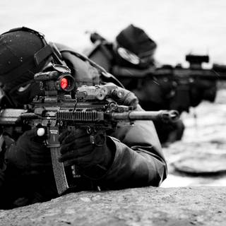 Soldier desktop dark wallpaper