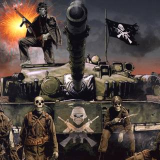 Soldier desktop dark wallpaper