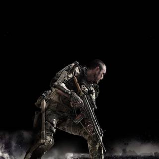 Soldier desktop dark wallpaper