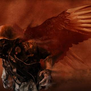 Soldier desktop dark wallpaper