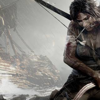 Tomb Raider game mobile 4k wallpaper