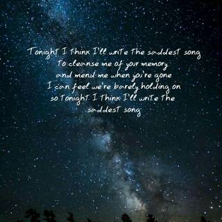 Sad song lyrics wallpaper