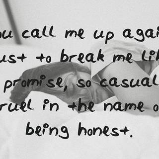 Sad song lyrics wallpaper