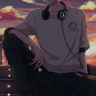 Smart boy anime wallpaper