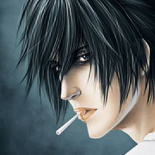 Smart anime boy wallpaper