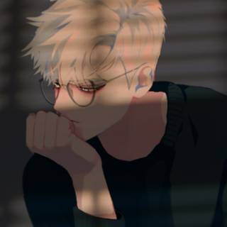 Smart boy anime wallpaper