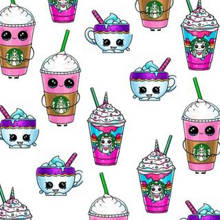 Kawaii Starbucks wallpaper