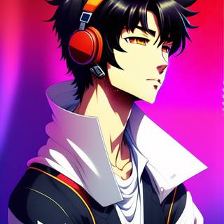 Smart boy anime wallpaper