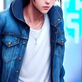 Smart boy anime wallpaper