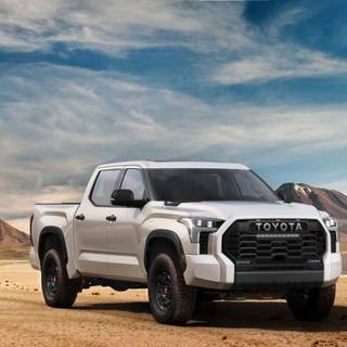 White trucks wallpaper