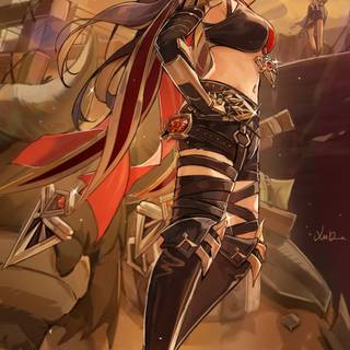 Dehya phone wallpaper