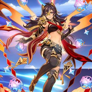 Dehya phone wallpaper