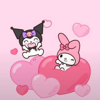 Valentine's Day Kuromi wallpaper