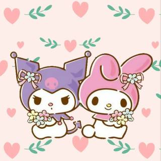 Valentine's Day Kuromi wallpaper