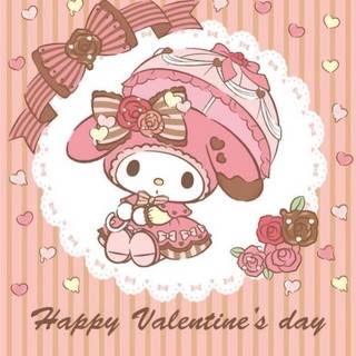 Valentine's Day Kuromi wallpaper