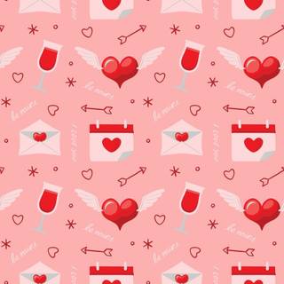Girly Valentines Day wallpaper