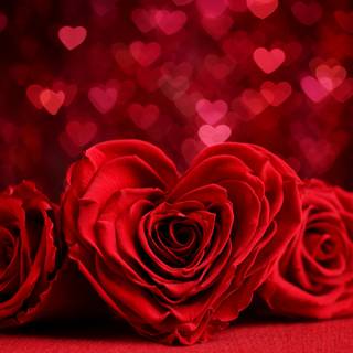 Valentines Day realistic wallpaper