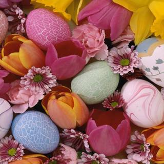 1366x768 Easter wallpaper