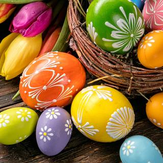 1366x768 Easter wallpaper