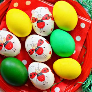 Easter colours wallpaper