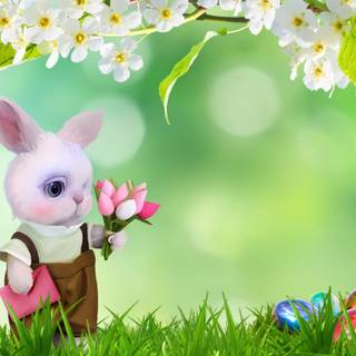 1366x768 Easter wallpaper