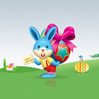 1366x768 Easter wallpaper