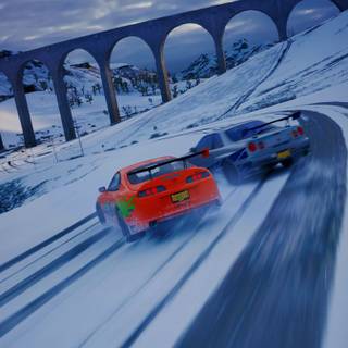 Winter cars iPhone wallpaper