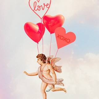 Valentines art wallpaper