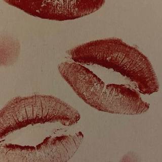 Valentines lips wallpaper