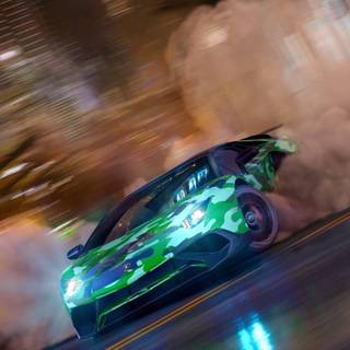 Cool green cars wallpaper